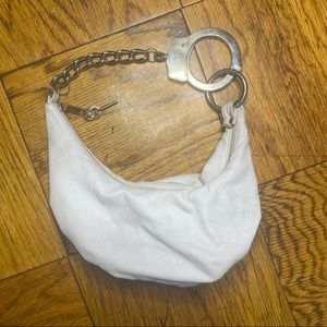 Cuffz by Linz White Barfly Handcuff Bag